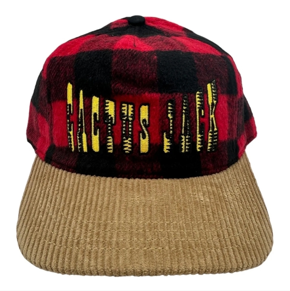ECW Cactus‎ Jack Mick Foley Corduroy Plaid Trucker Snapback Hat Cap NWT RARE